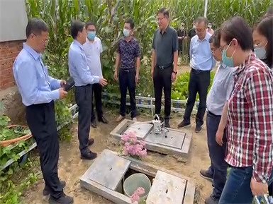 生态环境部土壤生态环境司司长苏克敬等领导莅临隆化县视察硕亚环保项目