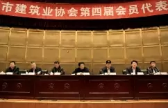 集团党委书记、董事长田茂军当选淄博市建筑业协会会长 集团董事、总经理牛水当选副会长