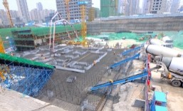 济南中央商务区360米超高层A-1地块（南地块）项目超大方量基础浇筑刷新公司纪录