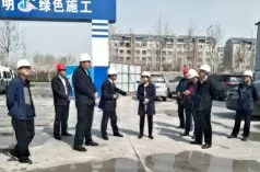 桓台县委副书记、县长边江风带队到花溪地项目检查指导工作