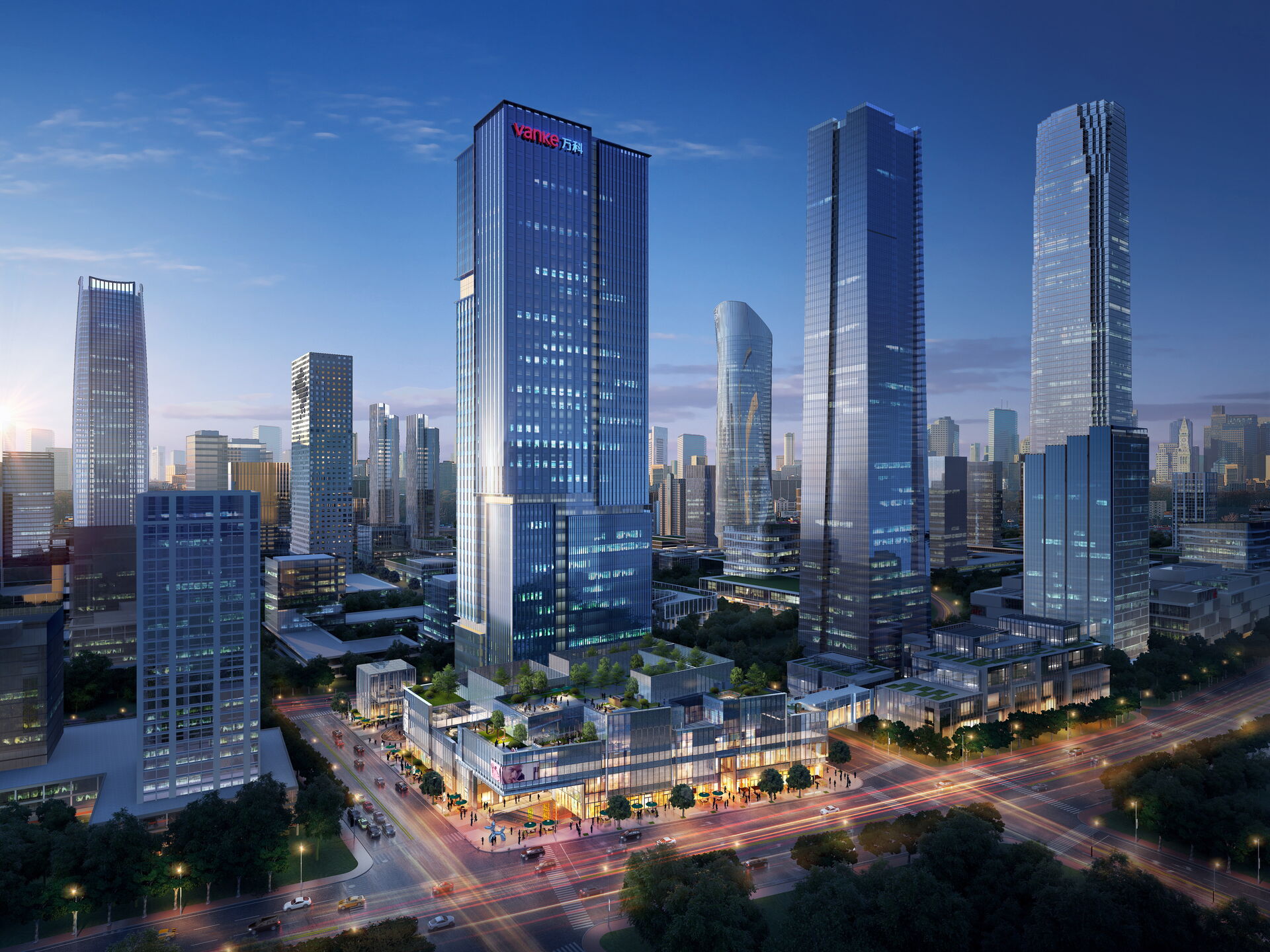 济南中央商务区360米超高层A-1地块（南地块）项目