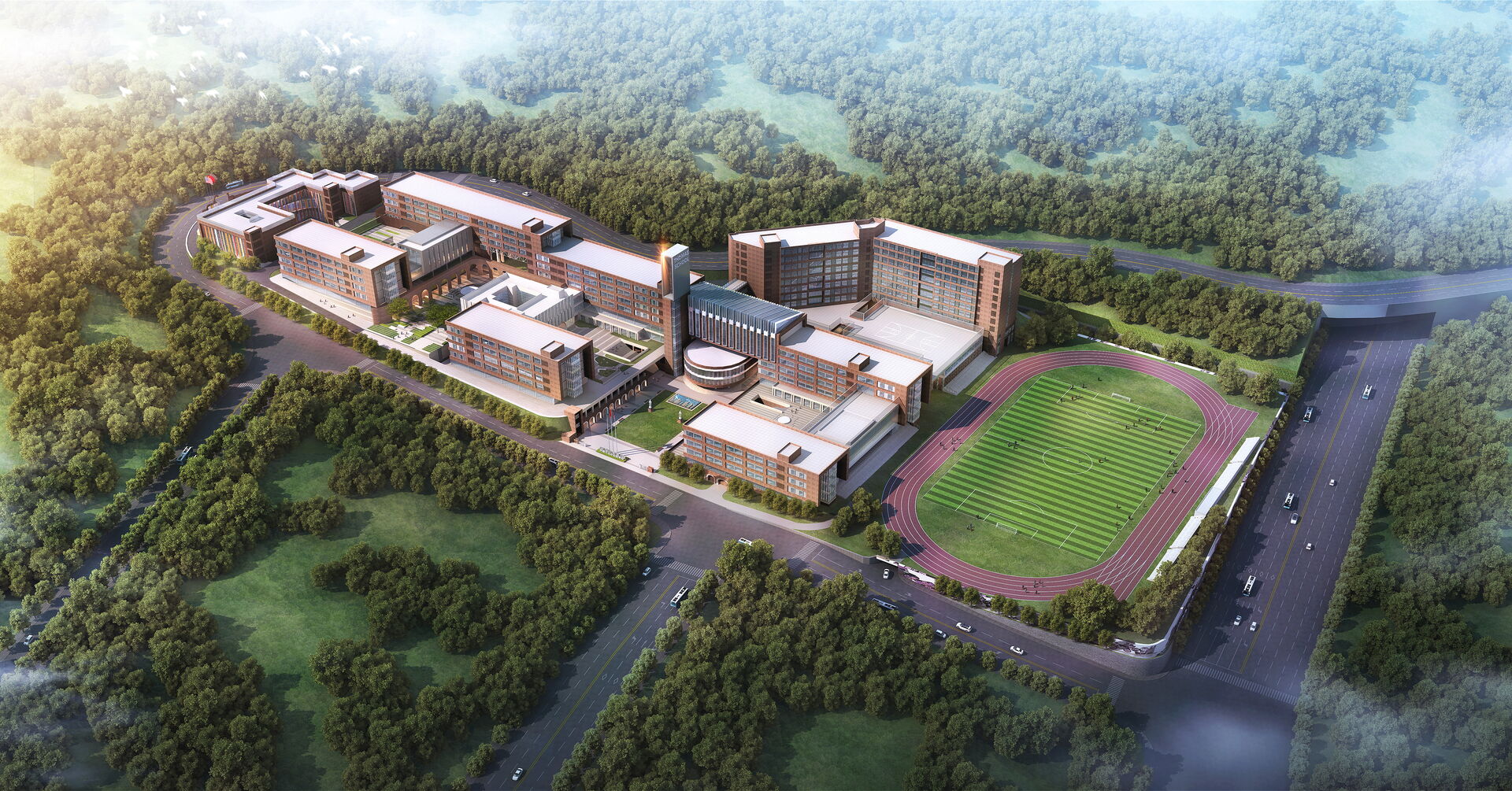 济南国际学校（EPC）（2020年度中国建设工程鲁班奖、2021年度中国安装之星）