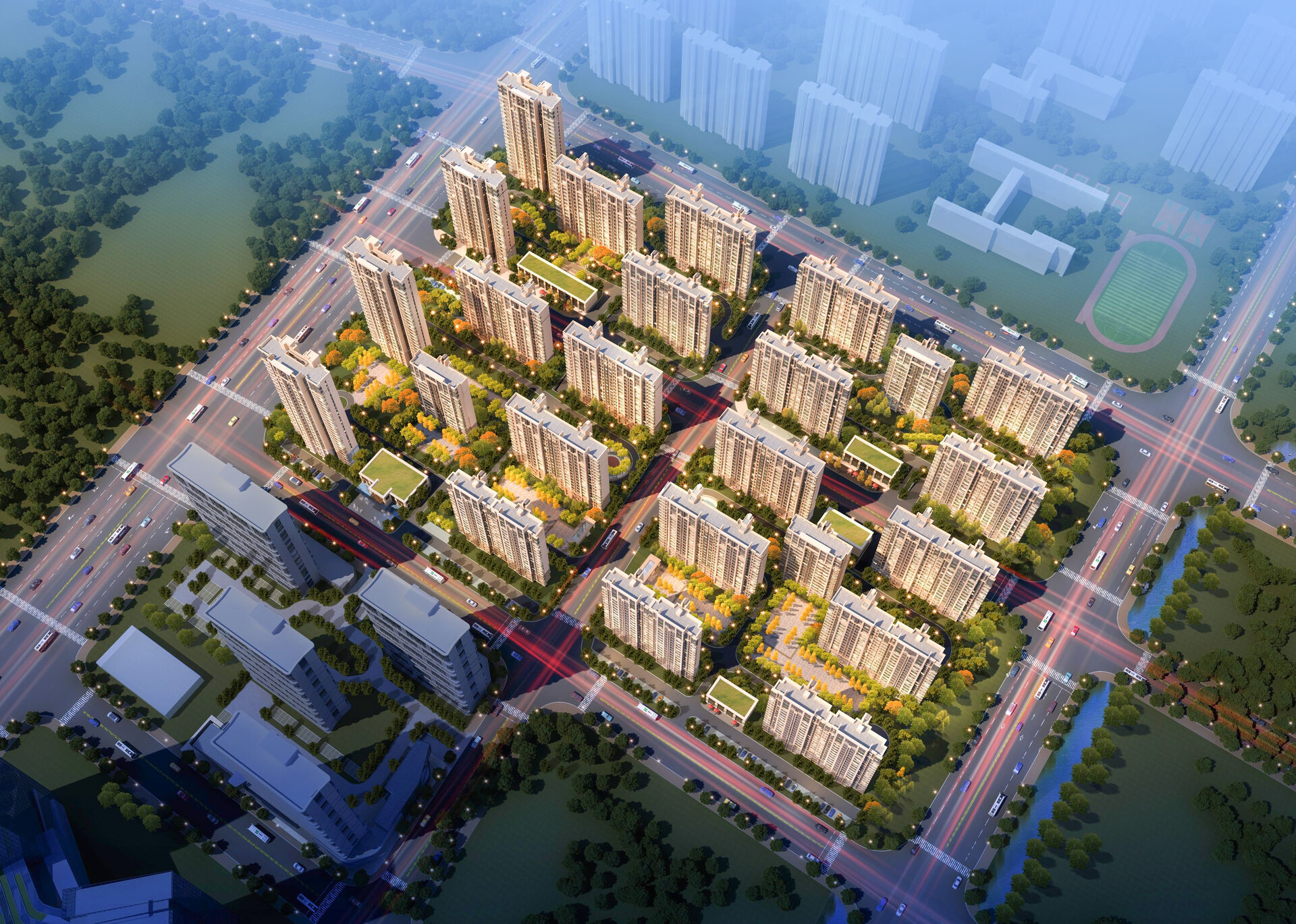 济南唐城小区南侧A-1地块建设项目（2021年度中国土木工程詹天佑奖优秀住宅小区金奖）