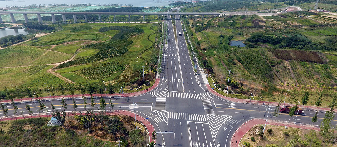 威海双岛湾科技城沈岛路凤凰山双创路道路及雨水工程（山东省市政基础设施工程安全文明工地）