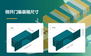 侧开门集装箱示意图及尺寸