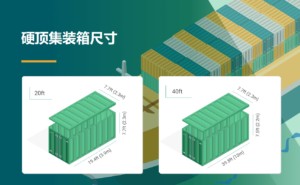 硬顶集装箱示意图及尺寸