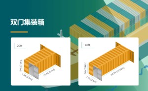 双门集装箱示意图及尺寸