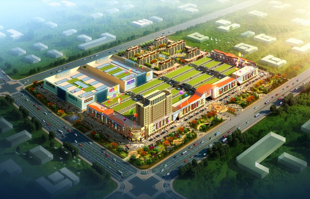 夏津亿丰商贸城规划设计 山东德建集团建筑规划勘察设计研究院