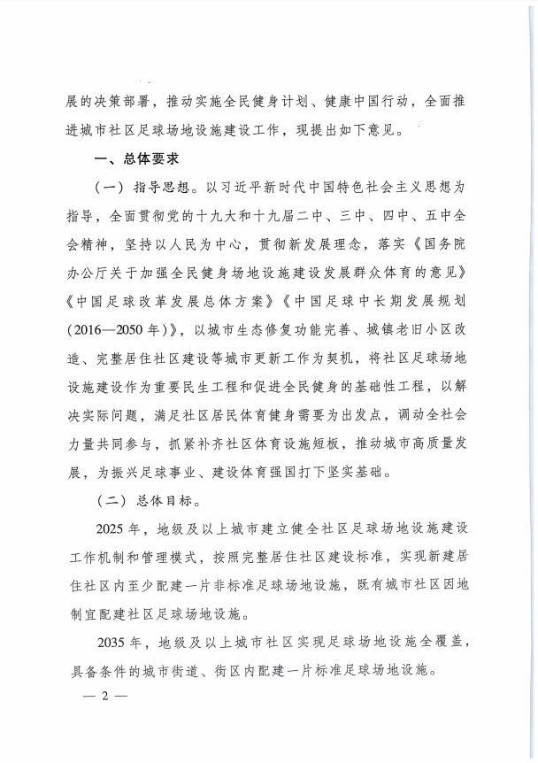 关于转发建科〔2020〕95号文件全面推进城市社区足球场地设施建设的通知 附件1部局文件