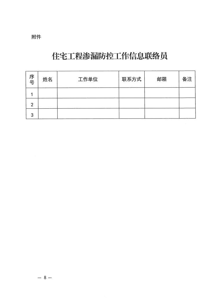 关于转发《山东省住房和城乡建设厅关于进一步加强住宅工程渗漏防控工作的若干措施》的通知