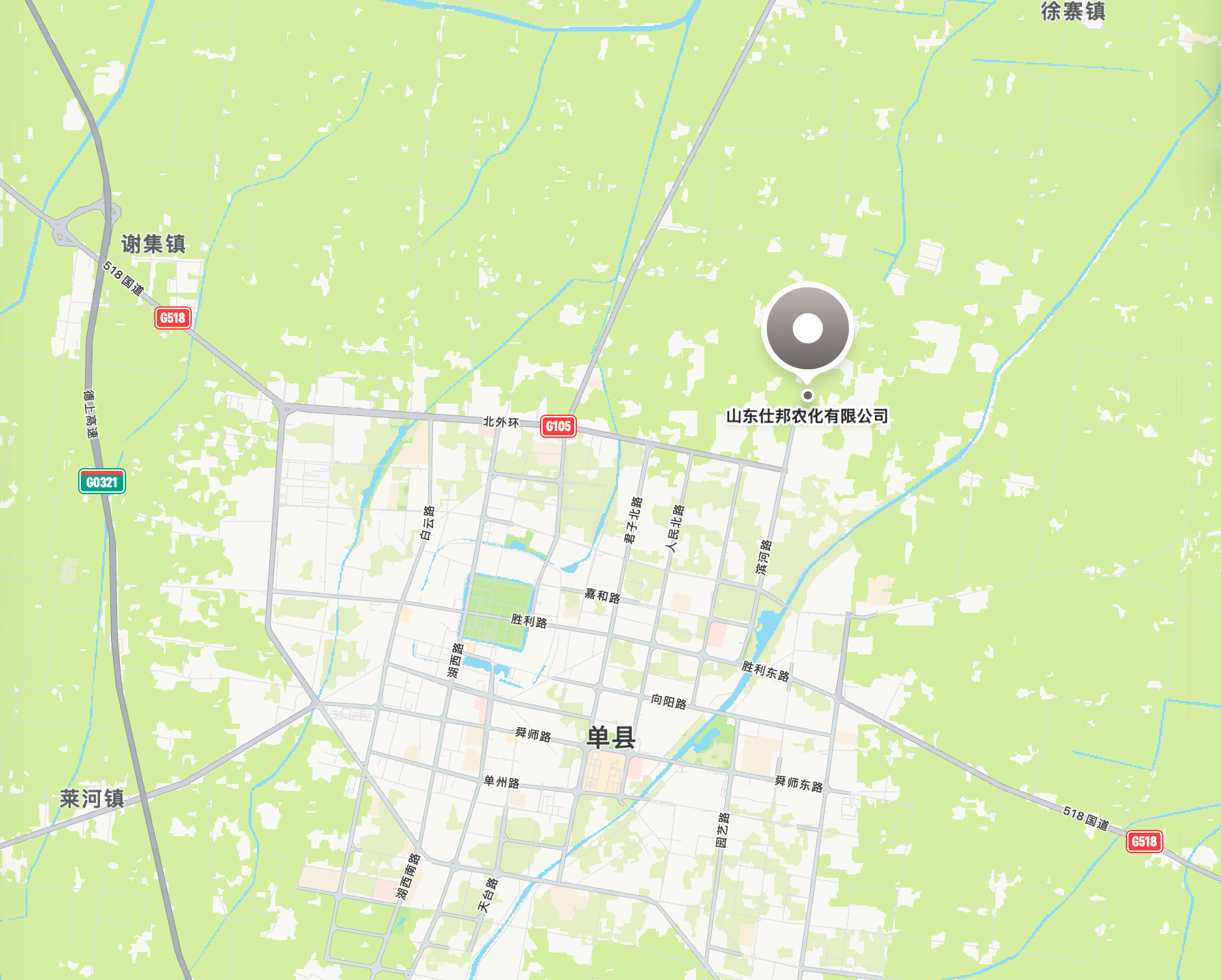 山东仕邦农化有限公司地图位置