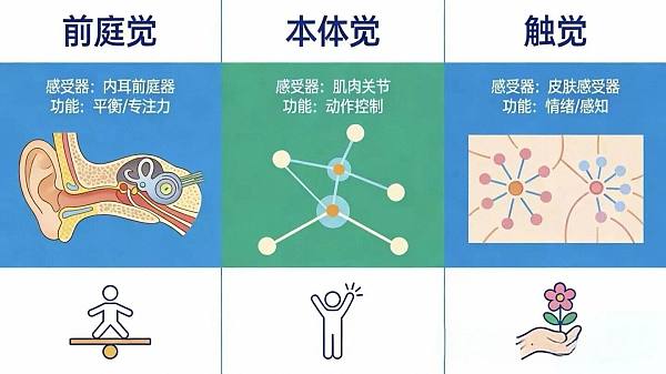 感统三大近端感觉的作用，一次弄明白！
