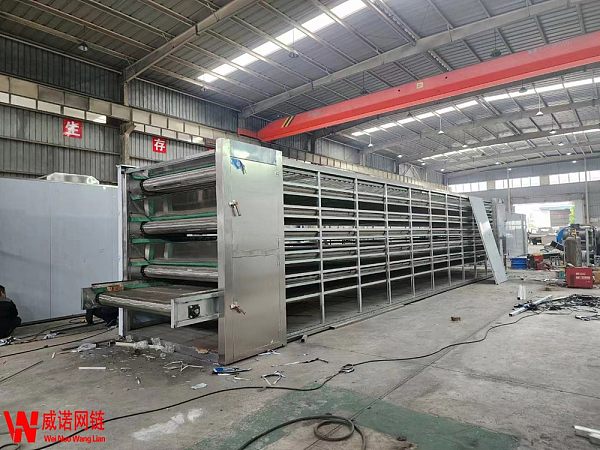 五层不锈钢网带烘干机