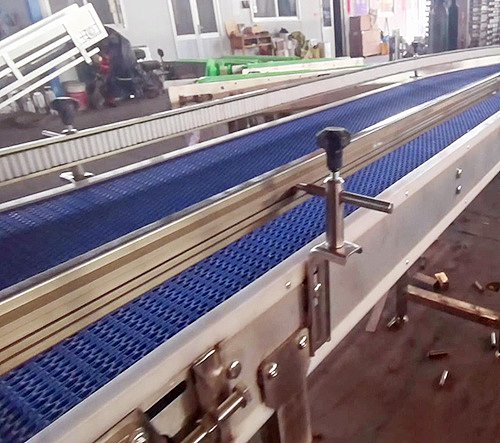 柔性塑料网带转弯机