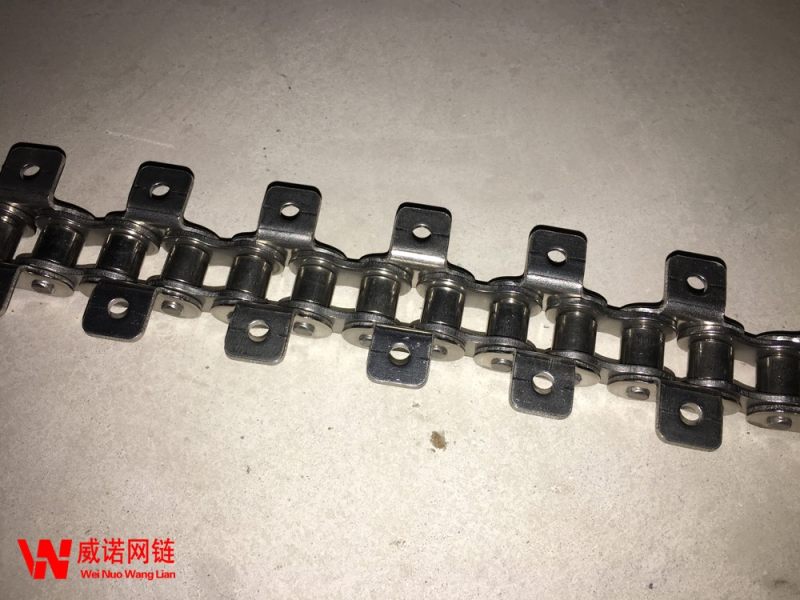 12A双侧单孔弯板链条