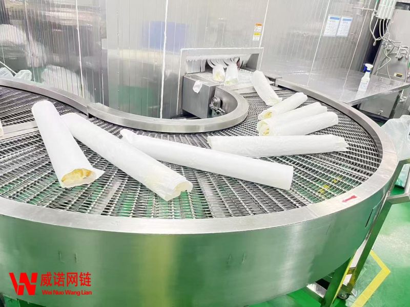 食品流水线180度网带转弯机