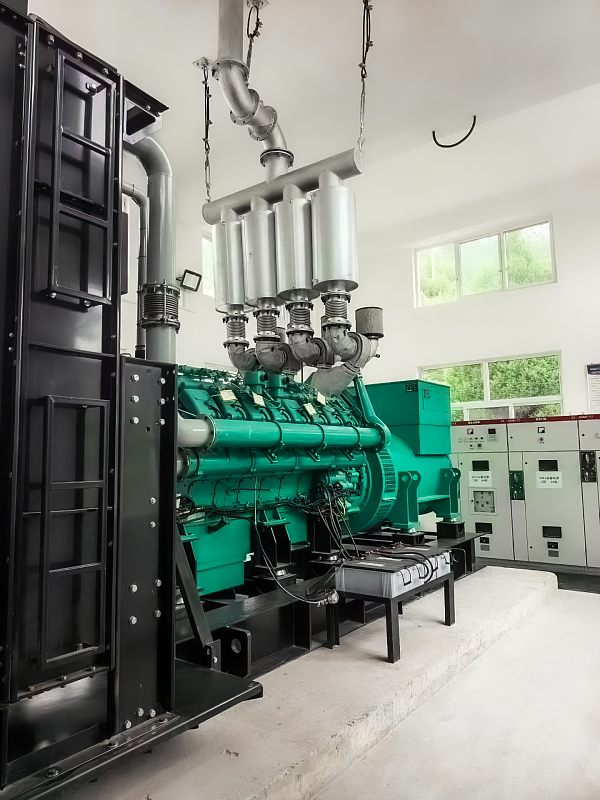 矿山备用电源2000kw高压机组并机