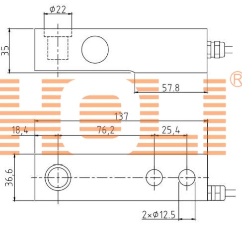 AS137 OIML/NTEP 分体式梁式称重传感器
