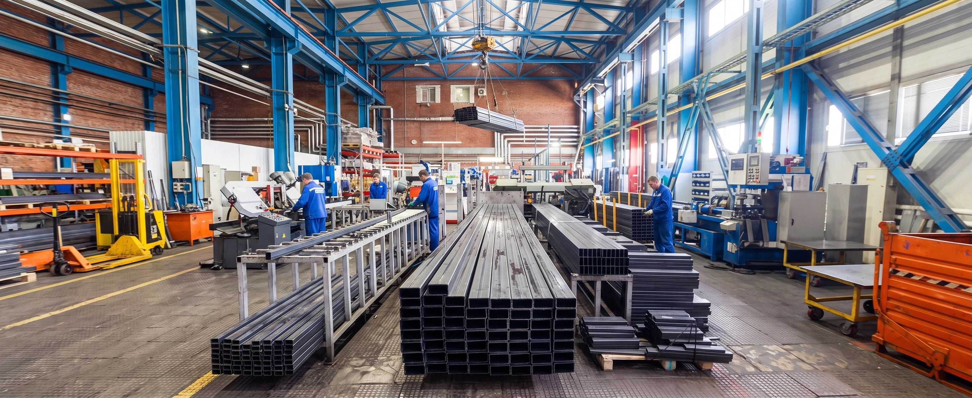 Carbon Steel · Galvanized Steel · Pre-Painted Steel · Stainless Steel · Aluminum · Copper · Structural Profiles