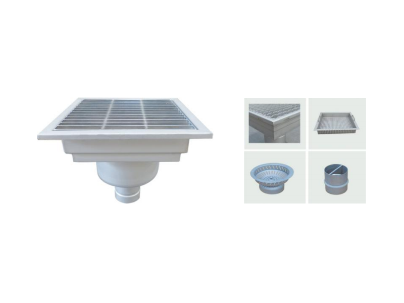 Easy to Clean Drainage System - Stainless steel industrial floor drain series 1