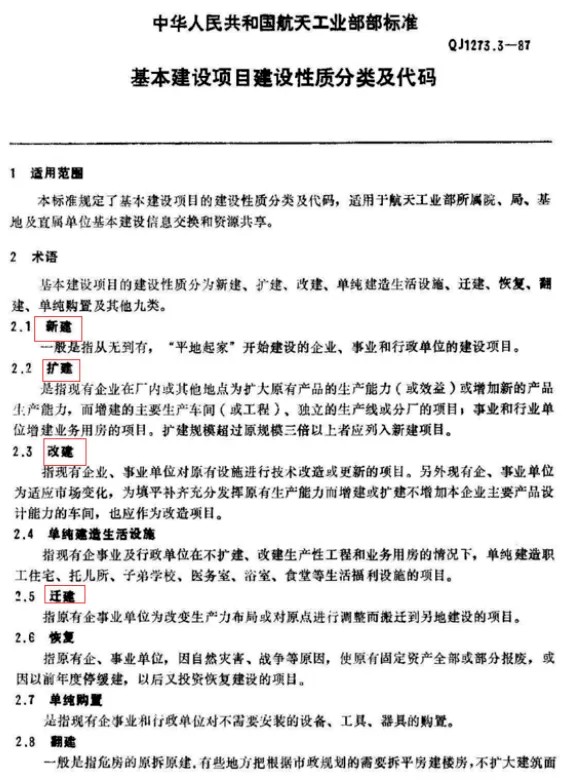 新闻3-5 什么是新建、扩建、改建、技改、迁建......?项目性质分类的八种来源!