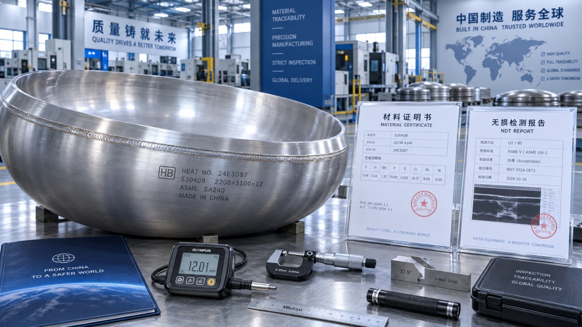 压力容器封头出口厂家需具备哪些材料文件与国际认证? 压力容器封头出口厂家需具备哪些材料文件与国际认证?