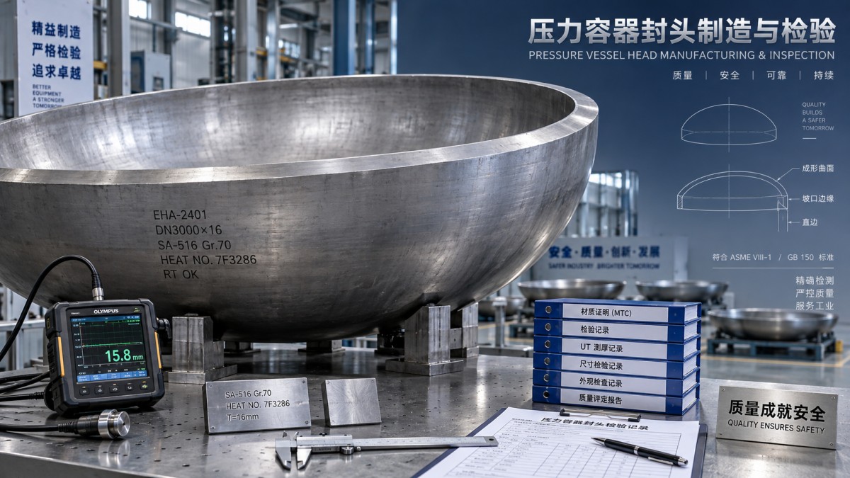 GB压力容器封头的制造检验要求：从材料复验到成形验收