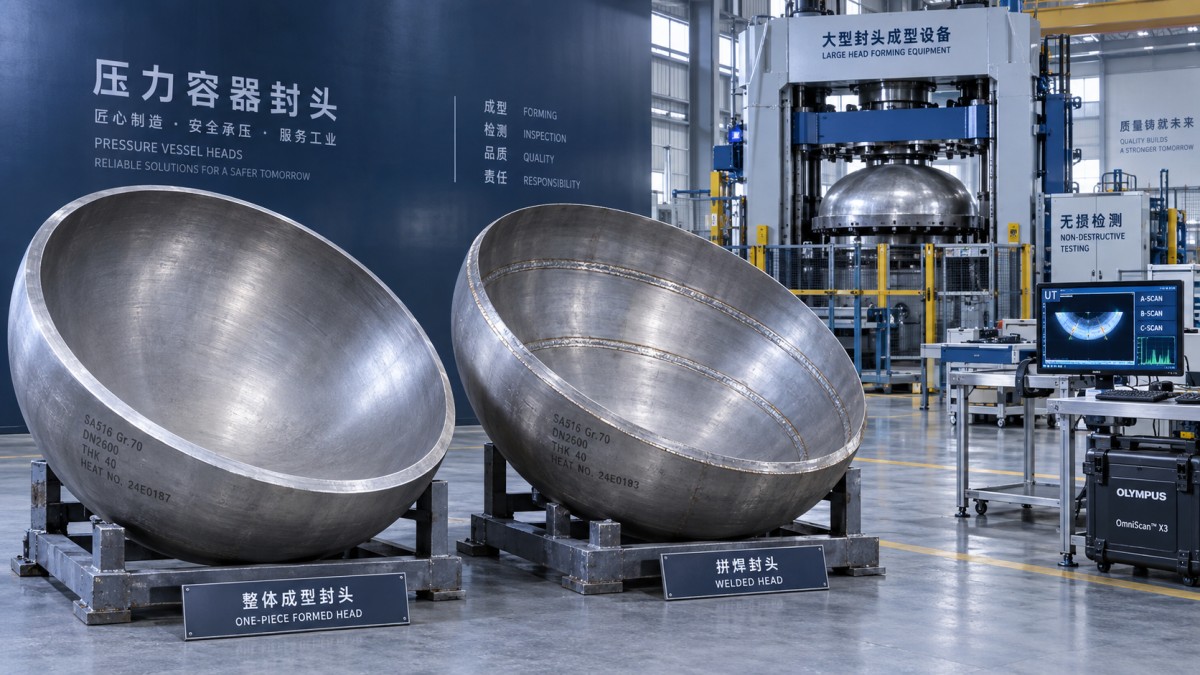 整体成型压力容器封头与拼焊封头,怎样比较安全性和成本? 整体成型压力容器封头与拼焊封头,怎样比较安全性和成本?