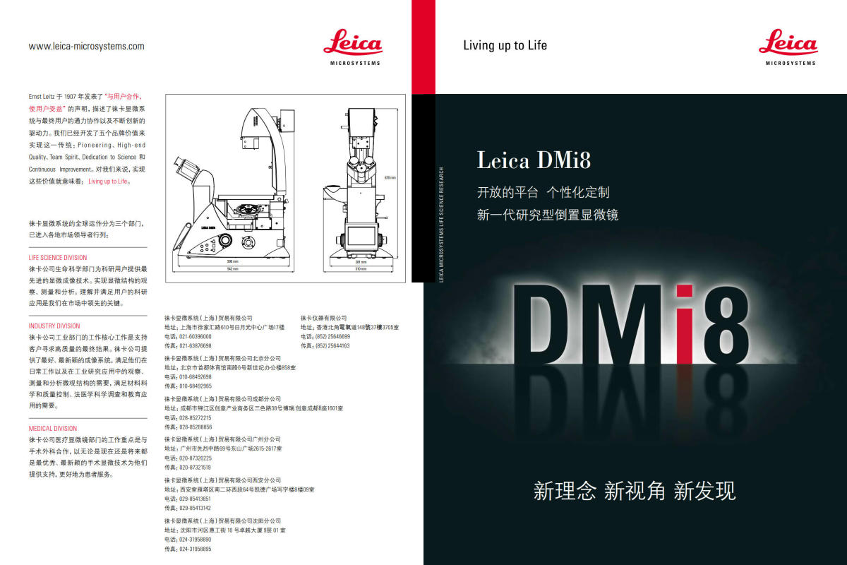 徕卡倒置电动荧光显微镜 DMI8