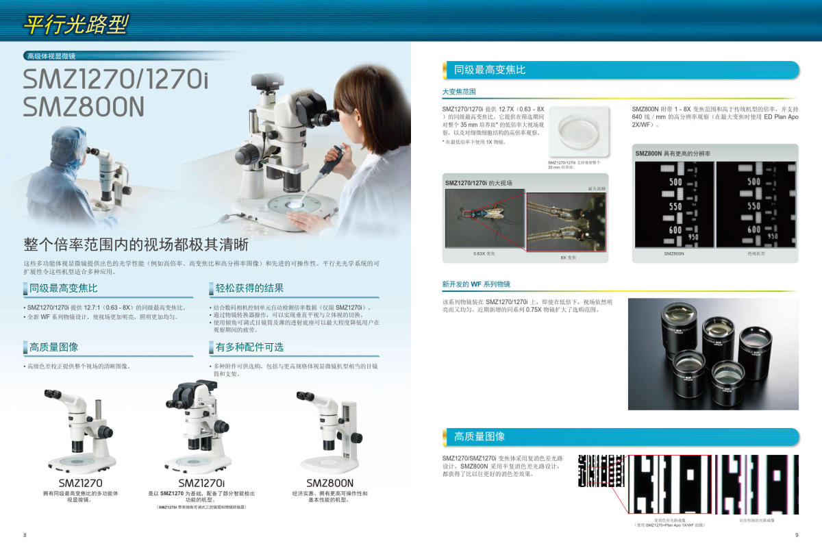 尼康体视显微镜 SMZ447 745 800N 1270 18 225全系列