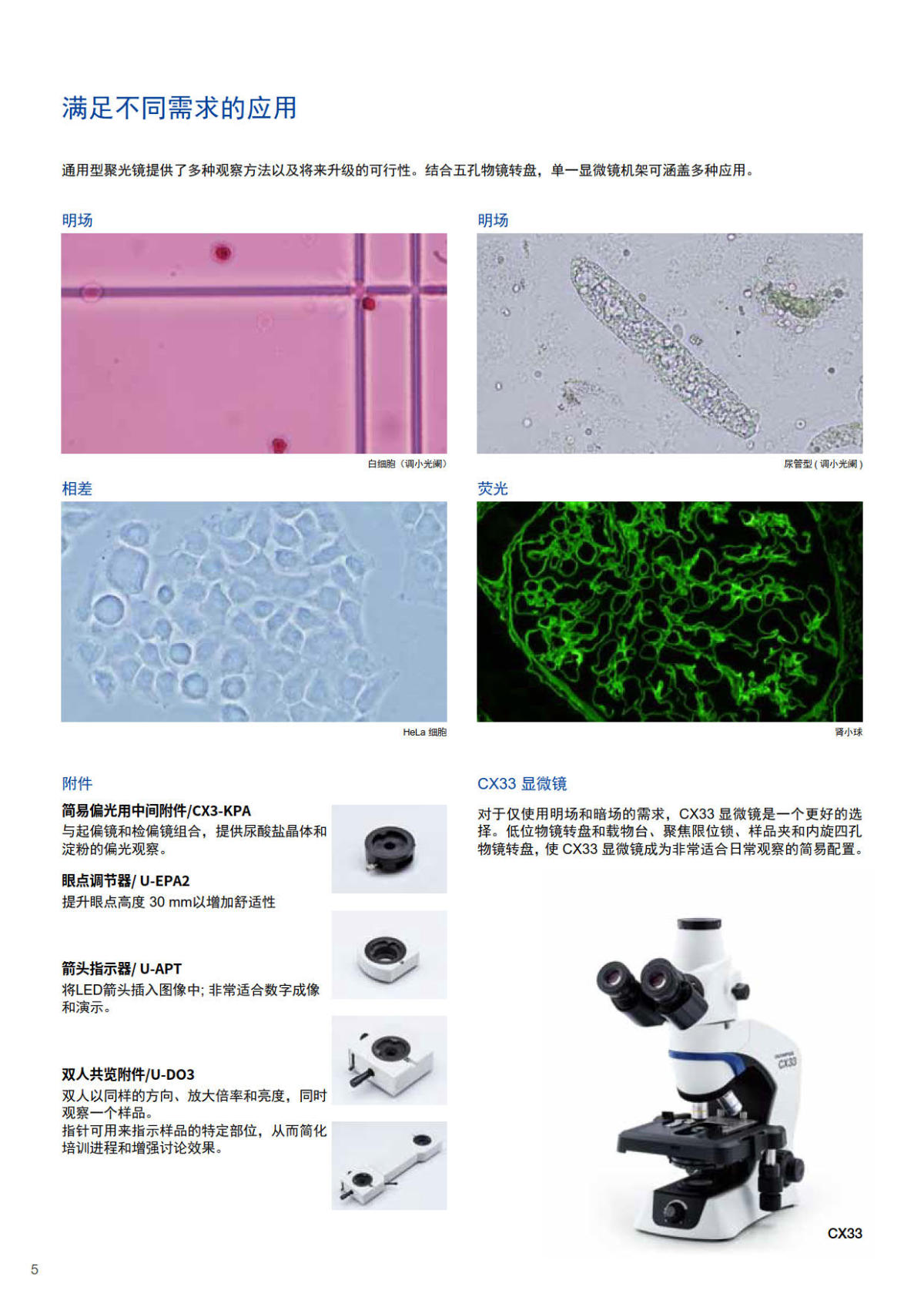 奥林巴斯生物显微镜CX33 CX43