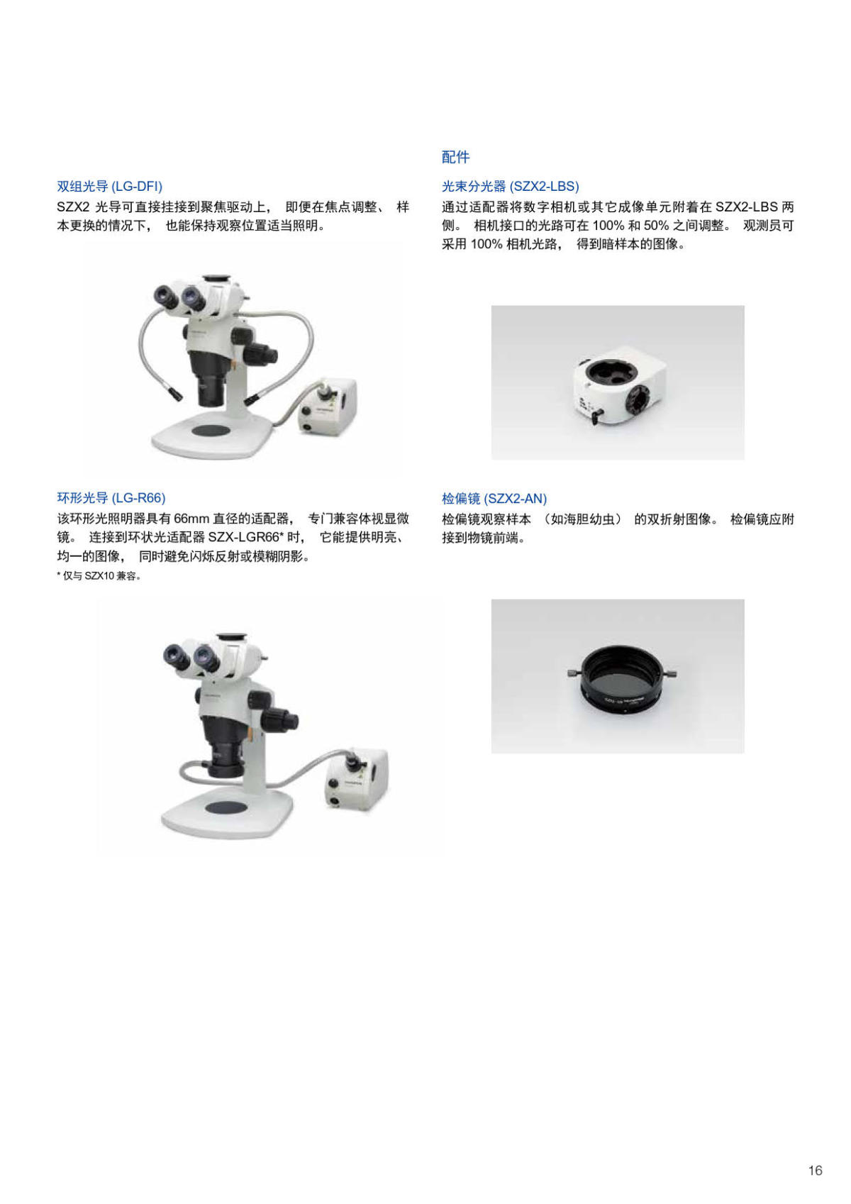 奥林巴斯体视显微镜SZX10 SZX16