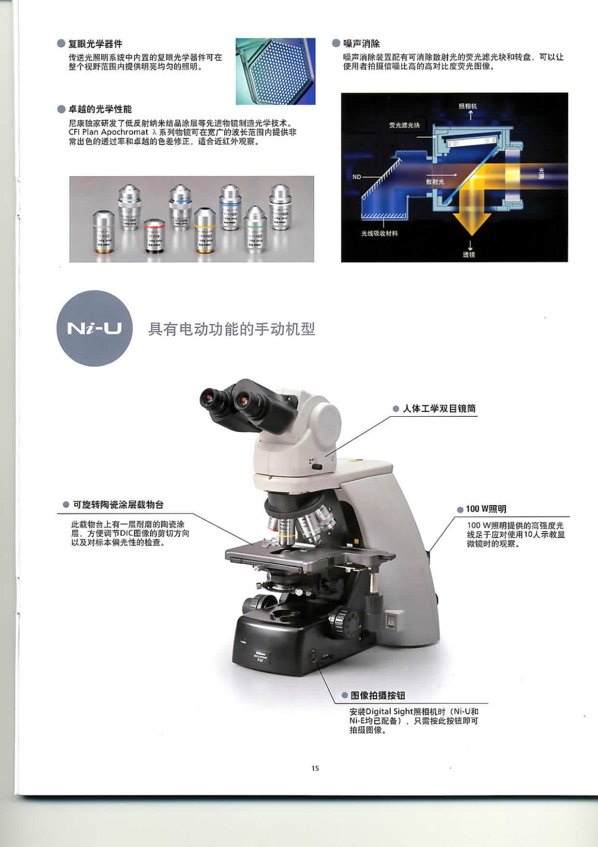 尼康生物显微镜 CII&NI