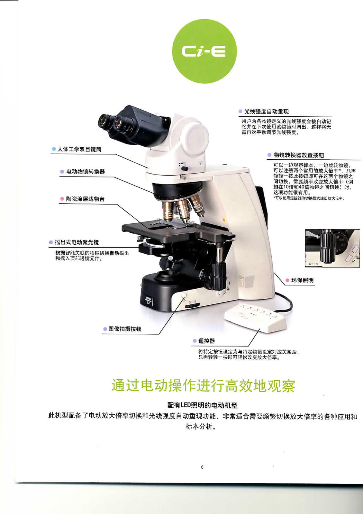 尼康生物显微镜 CII&NI