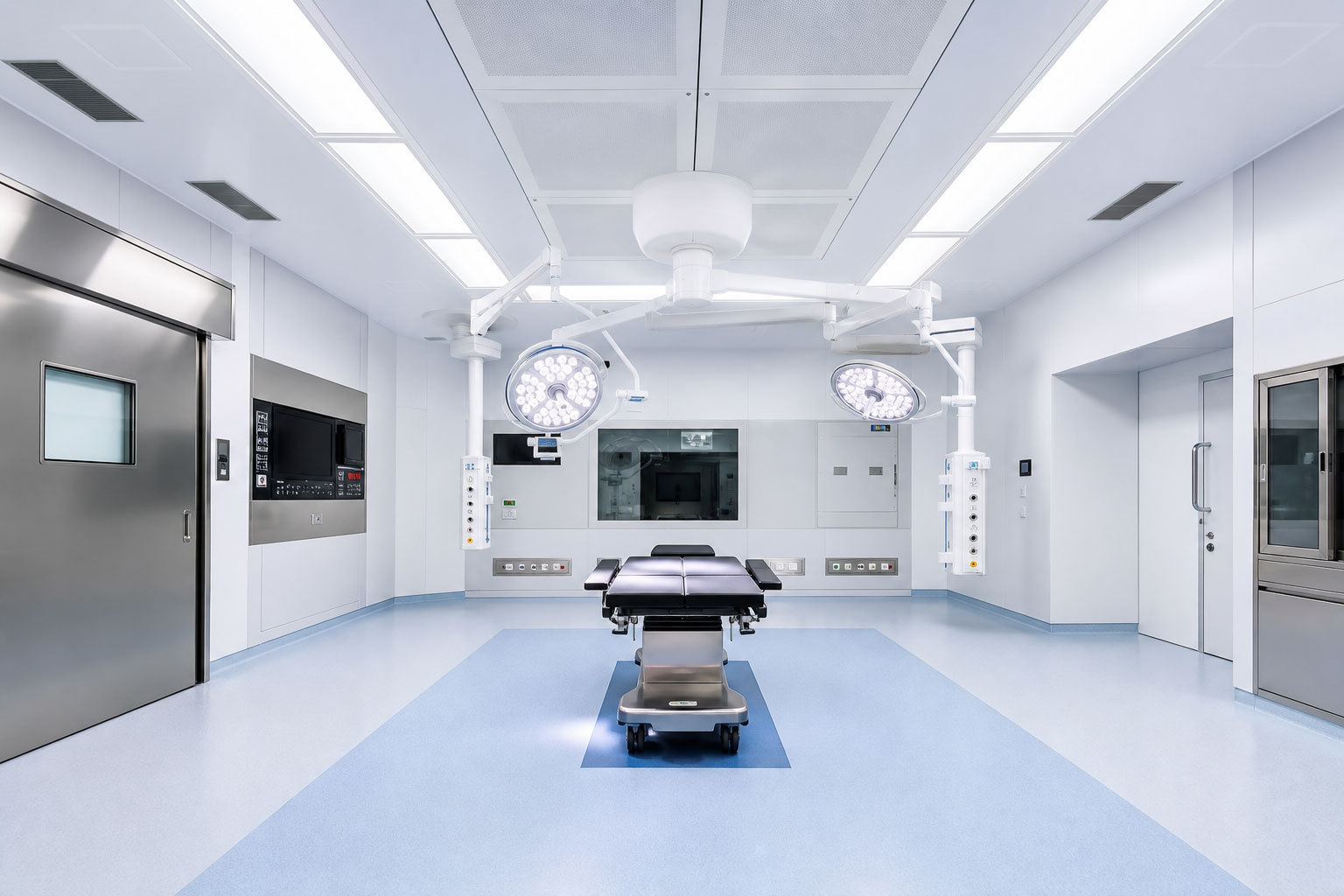 Cleanroom engineering and hermetic door systems