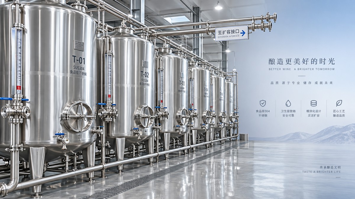 不锈钢储酒罐市场为何更重视模块化设计 不锈钢储酒罐市场为何更重视模块化设计