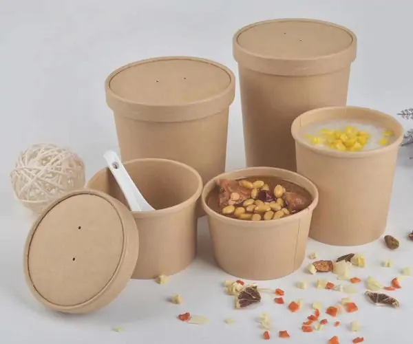 Download Kraft Paper Soup Cup Products Ningbo Golden Printing Paper Industries Co Ltd PSD Mockup Templates