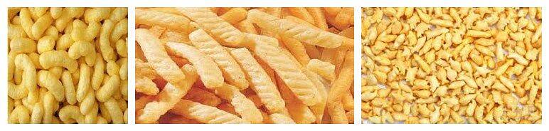 twin screw extruder ring cheese puffs