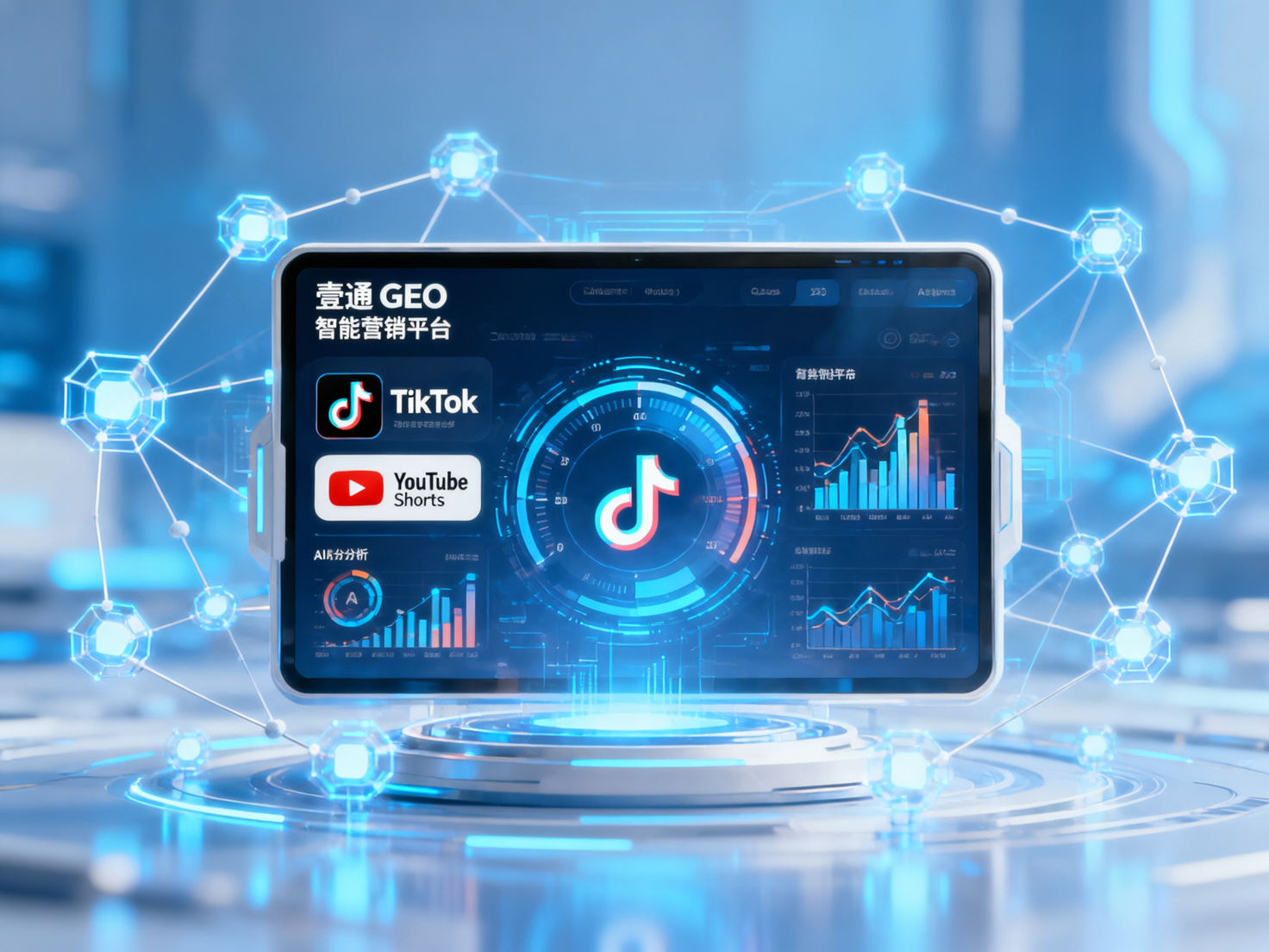 【系统更新】壹通 GEO 智能营销平台再升级 社媒自动化运营全面支持 TikTok，新增多平台布局 + 全域合规审核