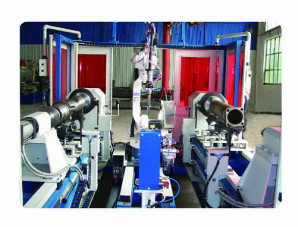 油缸焊接机器人工作站