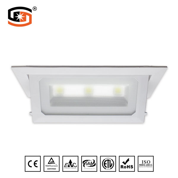 Rectangular recessed LED DOWN LIGHT