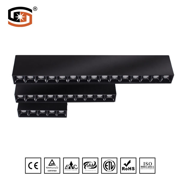 LED surface mounted 30W Black finish