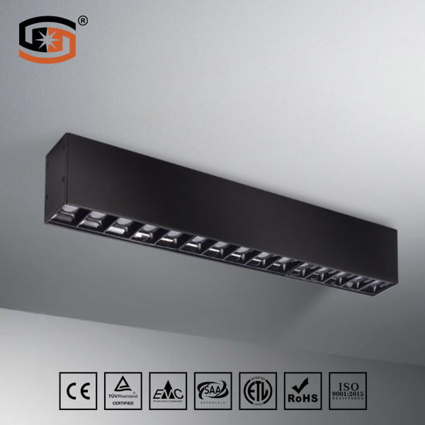 LED surface mounted 30W Black finish