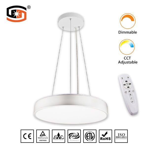 40W suspended panellights White & Black