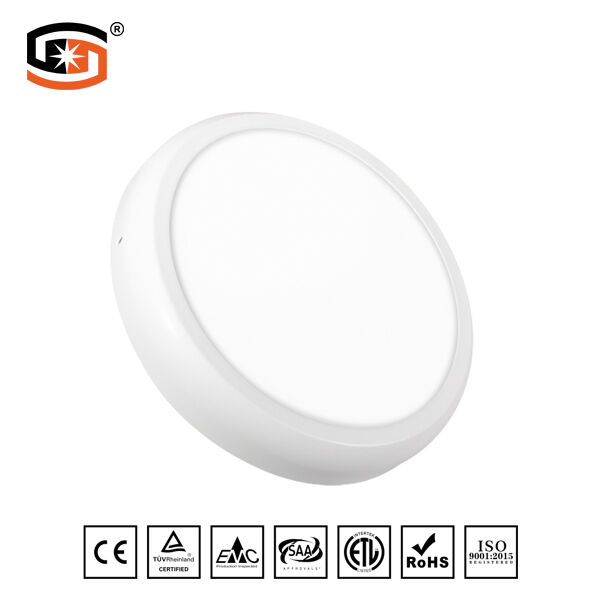 Arc-angle round led panel light