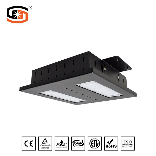 LED Petrol or Gas Station Light Baron Series Black