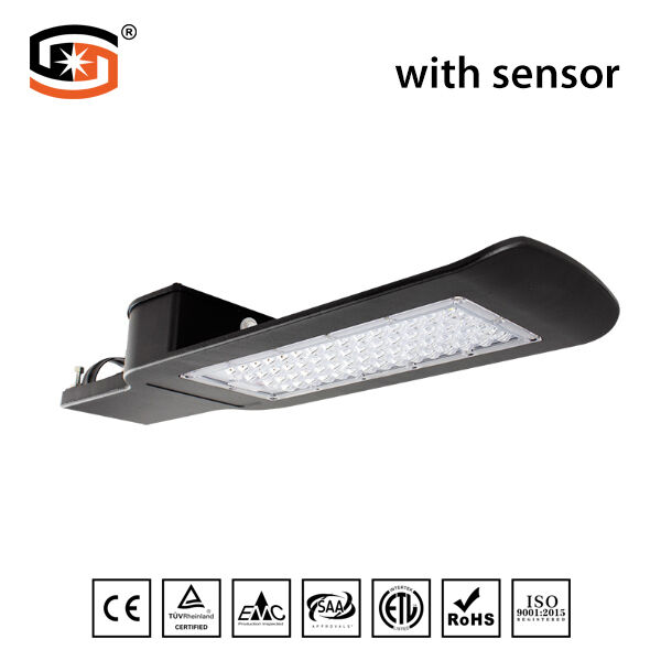 Parking light series with sensor