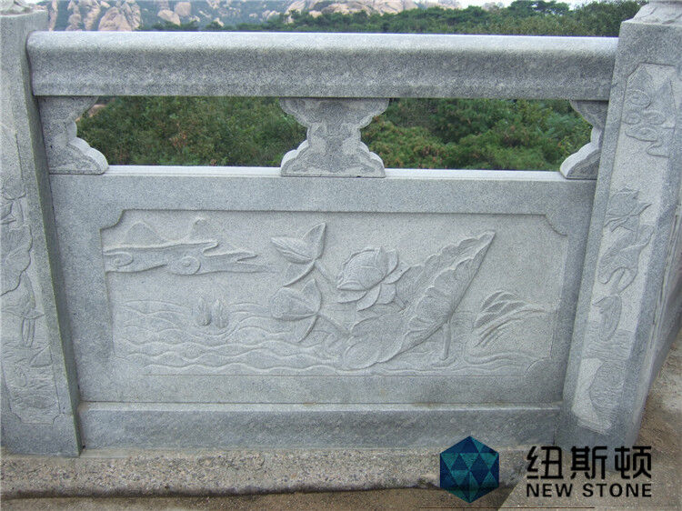 芝麻灰栏杆雕刻