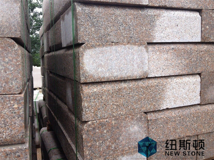 五莲红光面路牙石