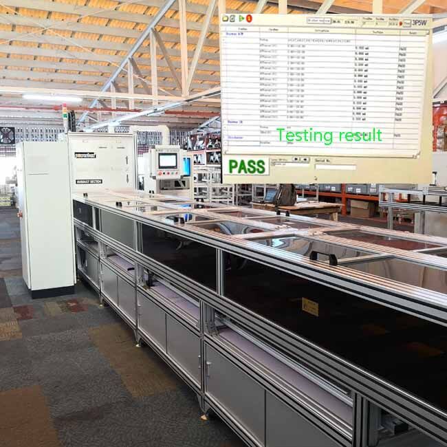 Side view : auto inspection machine